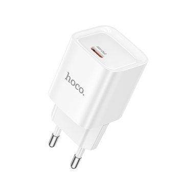 Зарядное устройство 20W (1 Type-C) Hoco C146A Charm PD (White)