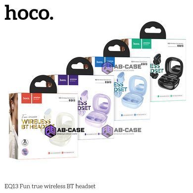 Навушники бездротові HOCO EQ13 Fun true wireless BT5.3/7hours Purple