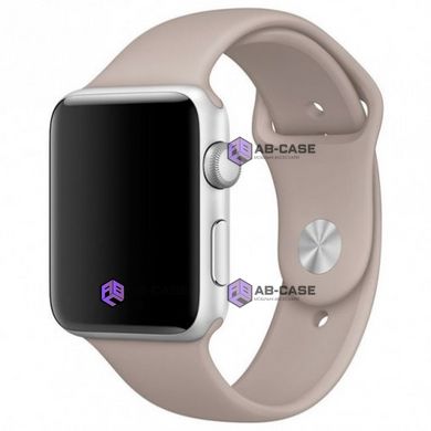 Силиконовый ремешок для Apple Watch (42mm, 44mm, 45mm, 49 mm №23 Pebble)