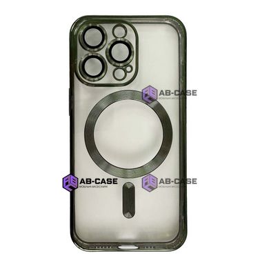 Чехол для iPhone 16 Pro Shining With MagSafe с защитными линзами на камеру - Dark Green