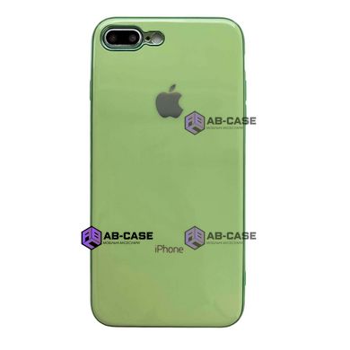 Чехол Silicone Glass Case (для iPhone 7/8 PLUS, Mint Gam)