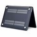 Чохол накладка Matte Hard Shell Case для Macbook New Air 13.3 (A1932,A2179,A2337) Soft Touch Black 2