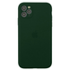 Чохол Silicone Case FULL CAMERA (на iPhone 11 Pro Max, Dark Virid)