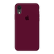 Чехол Silicone Case для iPhone XR FULL (№52 Marsala)