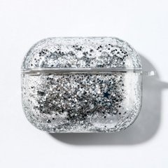Чехол Glitter Fashion Clear Case (для AirPods PRO, Silver)