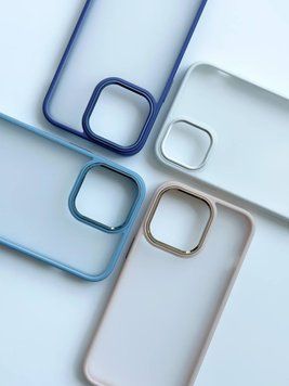 Чохол матовий для iPhone 14 Plus MATT Crystal Guard Case Sierra Blue