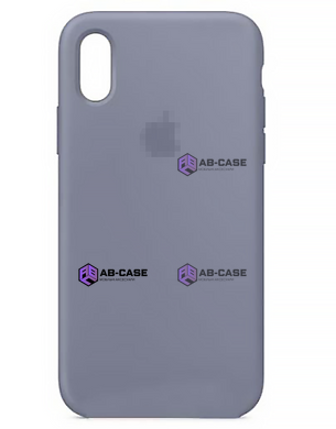 Чохол Silicone Case на iPhone Xs Max FULL (№46 Lavender Gray)