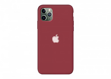 Чохол Silicone Case на iPhone 11 pro FULL (№33 Dark Red)