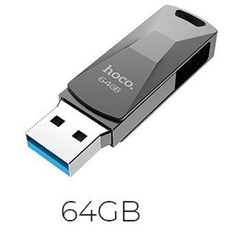 Флеш-накопичувач 64GB USB Hoco UD5 Wisdom High-Speed &mdash; Black