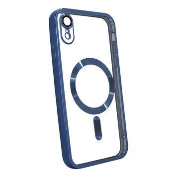 Чехол для iPhone Xr : Shining with MagSafe c защитными линзами на камеру Blue Titanium