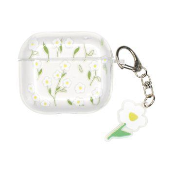 Чехол для AirPods Pro 2 &mdash; Charmed Collection "Small white Flowers"