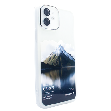 Чохол для iPhone 11 Print Nature Lakes із захисними лінзами на камеру White