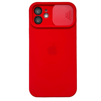 Чехол Silicone with Logo hide camera, для iPhone 11 (Red)