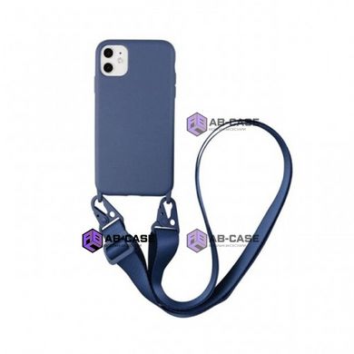 Чехол STRAP COLOR CASE для iPhone (iPhone X/Xs, Cobalt Blue)