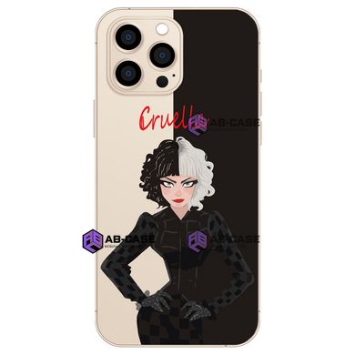 Чехол прозрачный Print Круэлла для iPhone 13 Pro Cruella