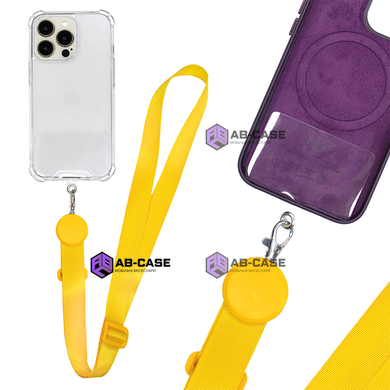Ремешок для телефона на шею под чехол Yellow