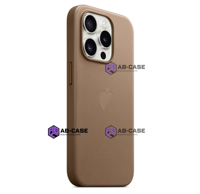 Чехол для iPhone 15 Pro Max FineWoven Case with MagSafe Taupe