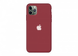 Чехол Silicone Case для iPhone 11 pro FULL (№33 Dark Red)