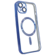 Чохол для iPhone 15 Plus Shining with MagSafe із захисними ліназми на камеру Blue 1