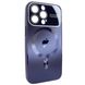 Чехол для iPhone 12 Pro Max матовый NEW PC Slim with MagSafe case с защитой камеры Deep Purple