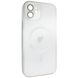 Чехол для iPhone 12 - AG Titanium Case with MagSafe с защитой камеры White