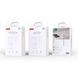 Комплект быстрой зарядки 20W (1 Type-C) XO L141 PD с кабелем Type-C - Type-C (White) 2