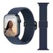 Регульований монобраслет для Apple Watch Braided Solo Loop (Midhight Blue, 42/44/45/49mm)