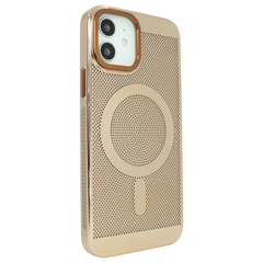 Чохол для iPhone 11 Perforation Case with MagSafe Gold