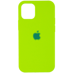 Чохол Silicone Case на iPhone 14 Plus Full (№40 Neon Green)