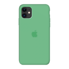 Чехол Silicone Case для iPhone 11 FULL (№50 Spearmint)