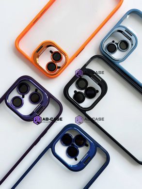 Чохол для iPhone 12 Pro Max Guard Stand Camera Lens з лінзами та підставкою Deep Purple
