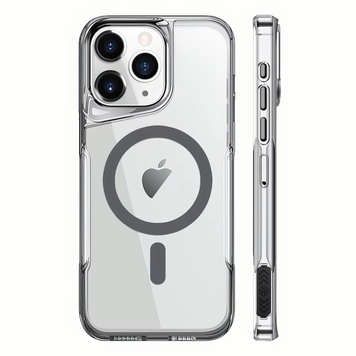 Чохол для iPhone 14 Pro Max NewZone Сlear Case with MagSafe - Gray