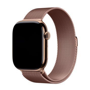 Металлический ремешок Milanese Loop Apple Watch (38/40/41/[42mm Series 11/10], Bronze Rosy)