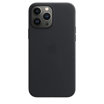 Кожаный чехол Leather Case with MagSafe Black для iPhone 13 Pro Max