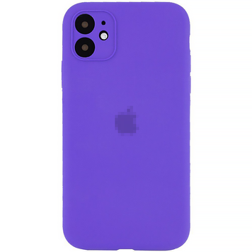 Чехол Silicone Case FULL CAMERA (для iPhone 11, Purple)