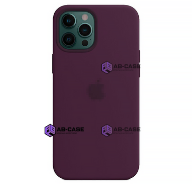Чехол Silicone Case для iPhone 12 pro Max FULL (№52 Marsala)