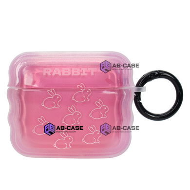 Чехол для AirPods PRO 2 Print Case Rabbit Pink