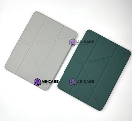Чехол Origami Smart New pencil groove для iPad Air 13'' (2024-2026) / Pro 12.9'' (2018-2022) - Pine green