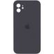 Чехол Silicone Case FULL CAMERA (square side) (для iPhone 11) (Charcoal Gray)