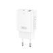 Зарядное устройство 30W (1 USB + 1 Type-C) XO L130 PD+QC3.0 (White) 3