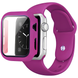Комплект для Apple Watch 10/11 42mm (Чохол + Силіконовий ремінець) - Rose Red