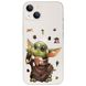 Чохол прозорий Print Yoda (Star Wars) на iPhone 13 mini