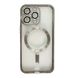 Чехол Shining with MagSafe для iPhone 12 Pro Max с защитными линзами на камеру Silver