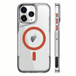 Чохол для iPhone 14 Pro Max NewZone Сlear Case with MagSafe - Orange