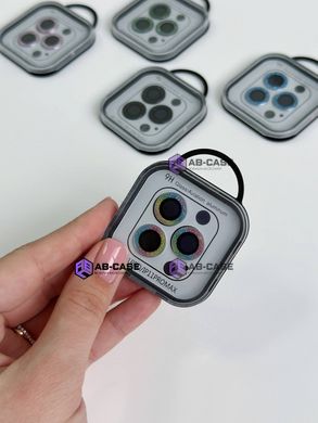 Захисні лінзи на камеру iPhone 11 Pro Max Metal Diamonds Lens блискучі Rose Gold
