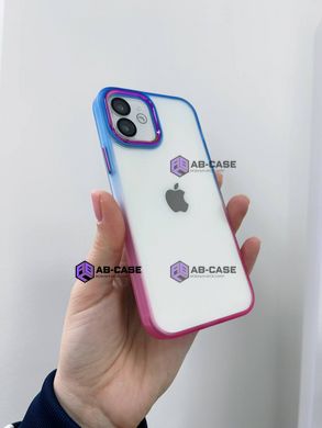 Чехол Crystal Guard Gradient, для iPhone 12 Pro Max (Blue-Pink)
