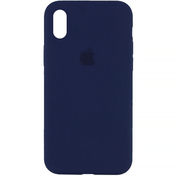 Чохол Silicone Case на iPhone Xs Max FULL (Deep navy)