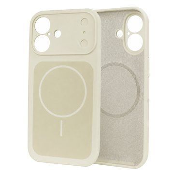Чохол для iPhone 16 : Dual Tone Silicone MagSafe Case &ndash; Antique White