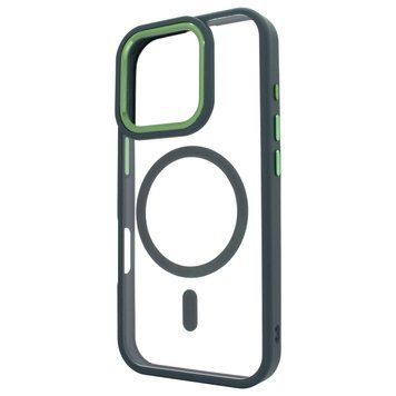 Чехол для iPhone 16 Pro : Crystal Guard with MagSafe &ndash; Dark Green