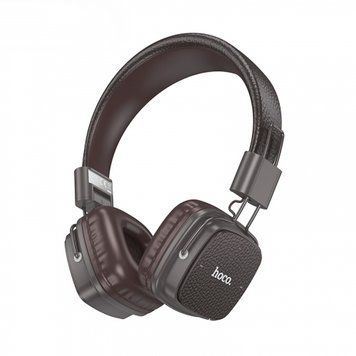 Наушники беспроводные HOCO W56 Earl BT headphones Brown